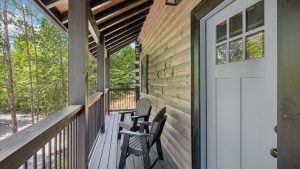 Two Bedroom Gatlinburg Cabin Vacation Rental near Rocky Top Sports World and Downtown Gatlinburg Once in a Blue Moon
