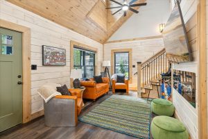 2 Bedroom Gatlinburg Cabin Vacation Rentals near Downtown and Rocky Top Sports World, Fly Me To The Moon