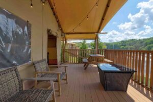 Smoky Mountain Glamping Tents Near Dollywood