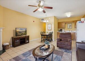 Whispering Pines 101 Downtown Pigeon Forge one bedroom vacation rental