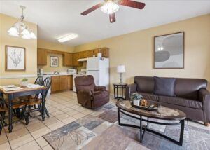 Whispering Pines 101 Downtown Pigeon Forge one bedroom vacation rental