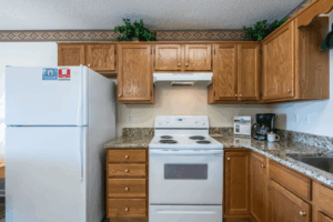 Whispering Pines Condo 251 One Bedroom Top Floor Downtown Pigeon Forge Balcony View