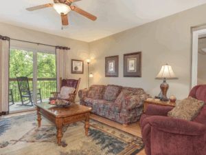 Cedar Lodge Condo 505 River Romp Three Bedroom Riverside Vacation Rental in Pigeon Forge