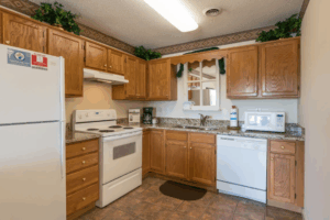 Whispering Pines Condo 251 One Bedroom Top Floor Downtown Pigeon Forge Balcony View