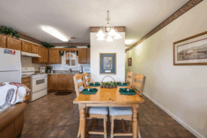 Whispering Pines Condo 251 One Bedroom Top Floor Downtown Pigeon Forge Balcony View