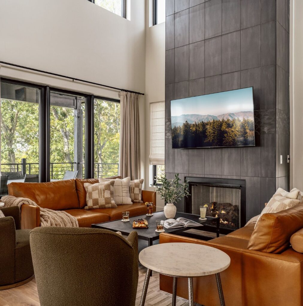 Luxury Mountain Modern Vacation Cabin Rentals Pigeon Forge Tennessee