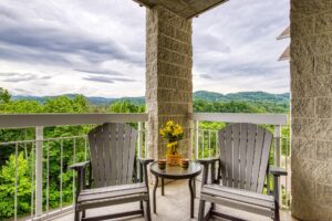 Whispering Pines Condo 443 Splendor at the Pines Downtown Pigeon Forge Vacation Condo with a Smoky Mountain View