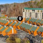 Downtown Gatlinburg Condo Baskins Creek 403 Sleeps 8-Covered Parking-Summer Pool Access