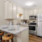 Downtown Gatlinburg Condo Baskins Creek 403 Sleeps 8-Covered Parking-Summer Pool Access