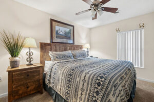 Whispering Pines Condo 251 One Bedroom Top Floor Downtown Pigeon Forge Balcony View