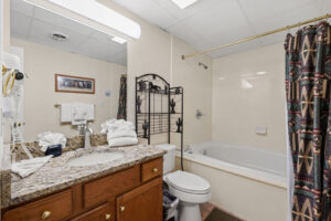 Whispering Pines Condo 251 One Bedroom Top Floor Downtown Pigeon Forge Balcony View