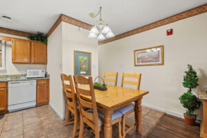 Whispering Pines Condo 251 One Bedroom Top Floor Downtown Pigeon Forge Balcony View